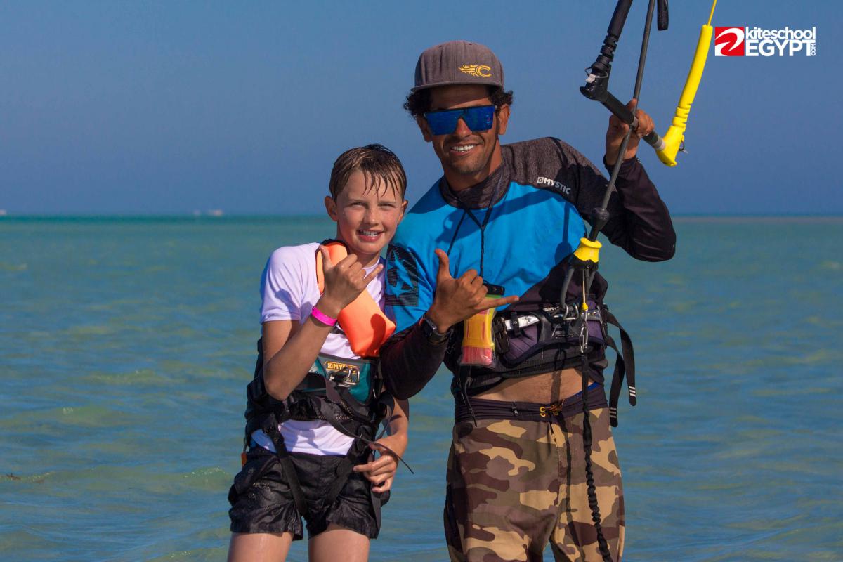 Kitesurfing Hurghada course for kids