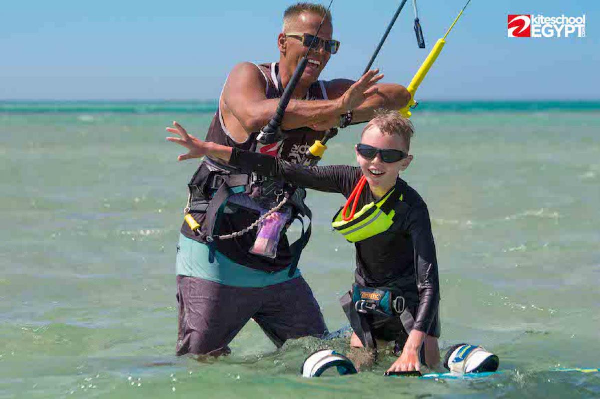 Kids kitesurf lessons Hurghada